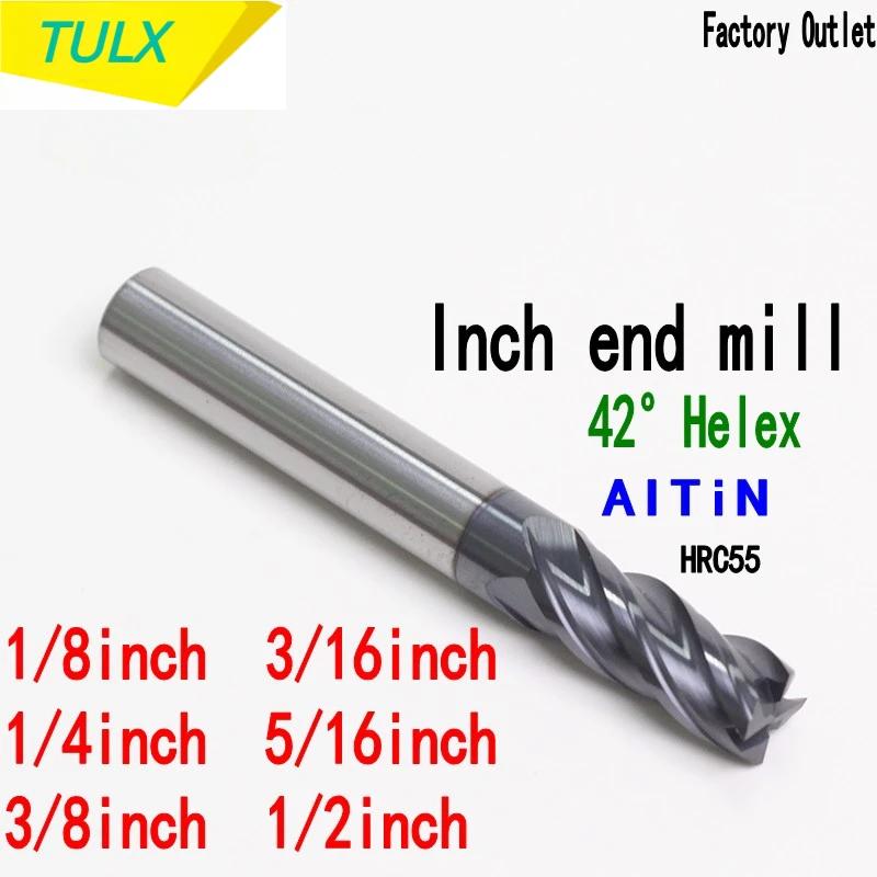 TULX ī̵ ֽٰ ġ и Ŀ 1/8 3/16 1/4 5/16 3/8 1/2 ġ CNC   4  HRC55 3.175 6.35 12.7mm